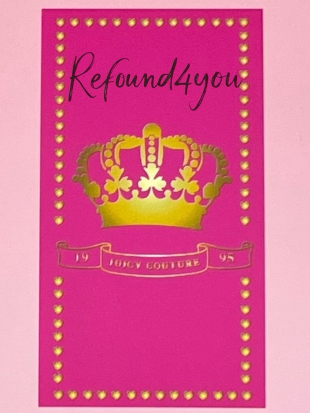 Juicy Couture - ‘The Crown’ Oversized Beach Towel. NWT Firm!